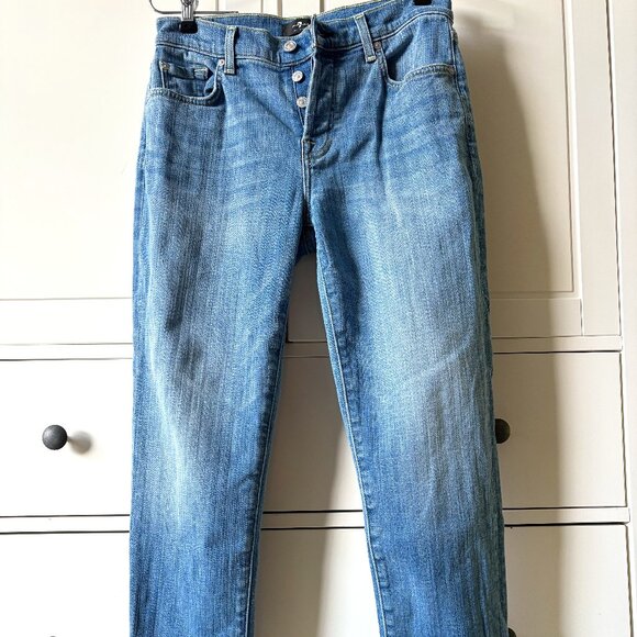 Seven for all Mankind Josefina Distressed Jeans - Picture 1 of 8